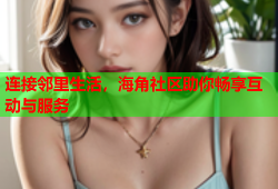 连接邻里生活，海角社区助你畅享互动与服务