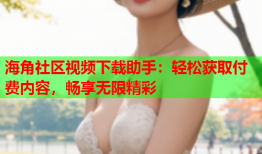 海角社区视频下载助手：轻松获取付费内容，畅享无限精彩
