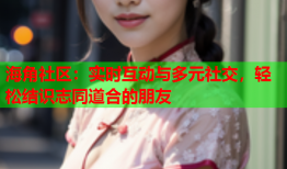 海角社区：实时互动与多元社交，轻松结识志同道合的朋友