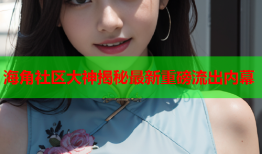 海角社区大神揭秘最新重磅流出内幕