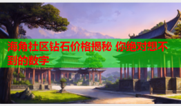 海角社区钻石价格揭秘 你绝对想不到的数字