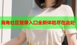 海角社区登录入口全新体验尽在此处
