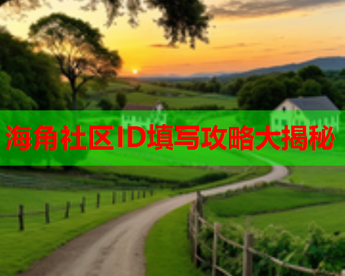海角社区ID填写攻略大揭秘