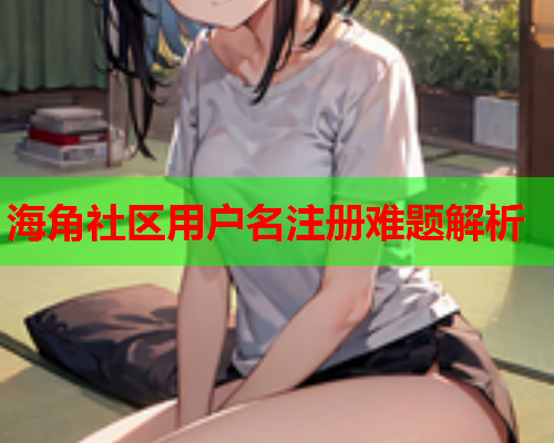 海角社区用户名注册难题解析