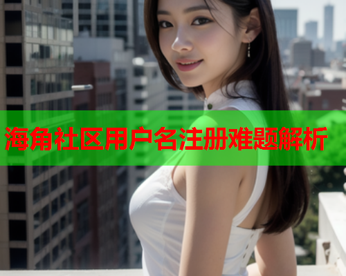 海角社区用户名注册难题解析