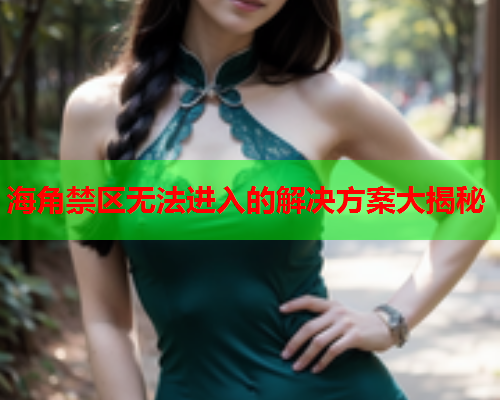 海角禁区无法进入的解决方案大揭秘