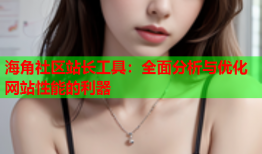 海角社区站长工具：全面分析与优化网站性能的利器