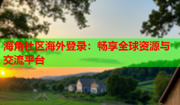 海角社区海外登录：畅享全球资源与交流平台